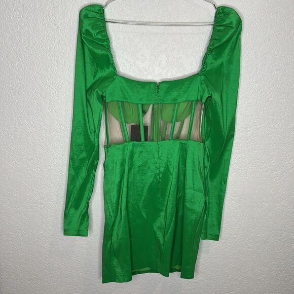 NWT NBD Revolve Tallulah Dress Emerald Green Small - Picture 7 of 13